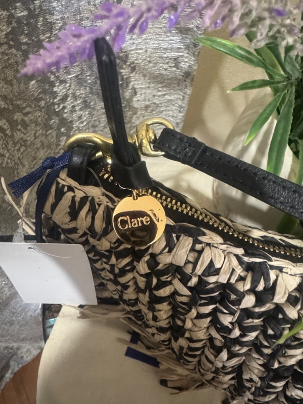 Clare .V Lune Fringed Raffia Shoulder Bag
Clare V. - Picture 6 of 12